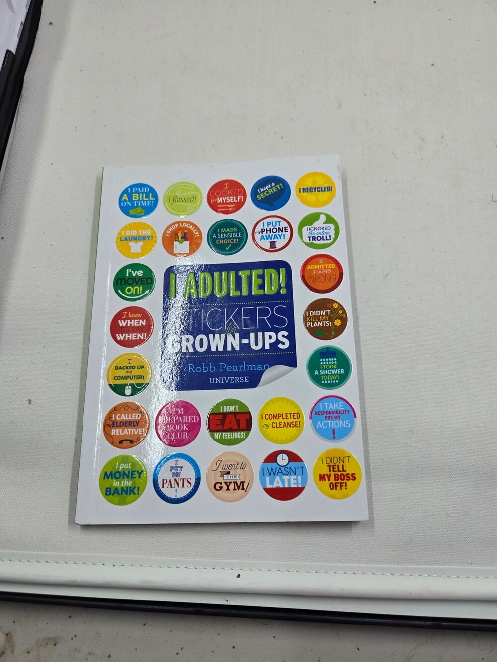 I Adulted! Stickers for Grown-Ups by Robb Pearlman Humor Activity Paperback Book